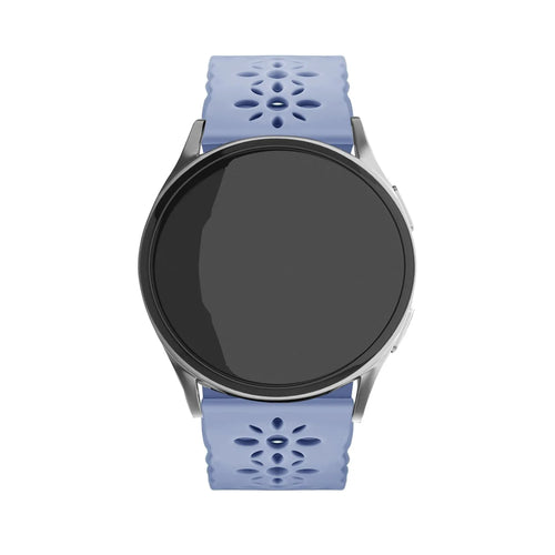 Amazfit GTR Mini Patterned Silicone Strap (Lavender Grey)