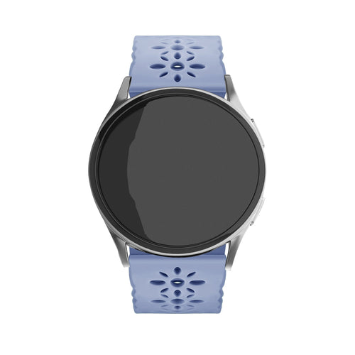 Withings Steel HR - 40mm Patterned Silicone Strap (Lavender Grey)