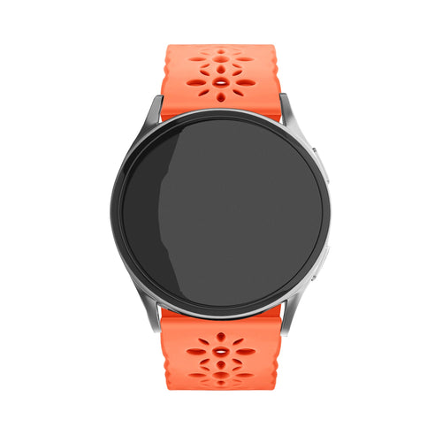 Withings Steel HR - 40mm Patterned Silicone Strap (Orange)