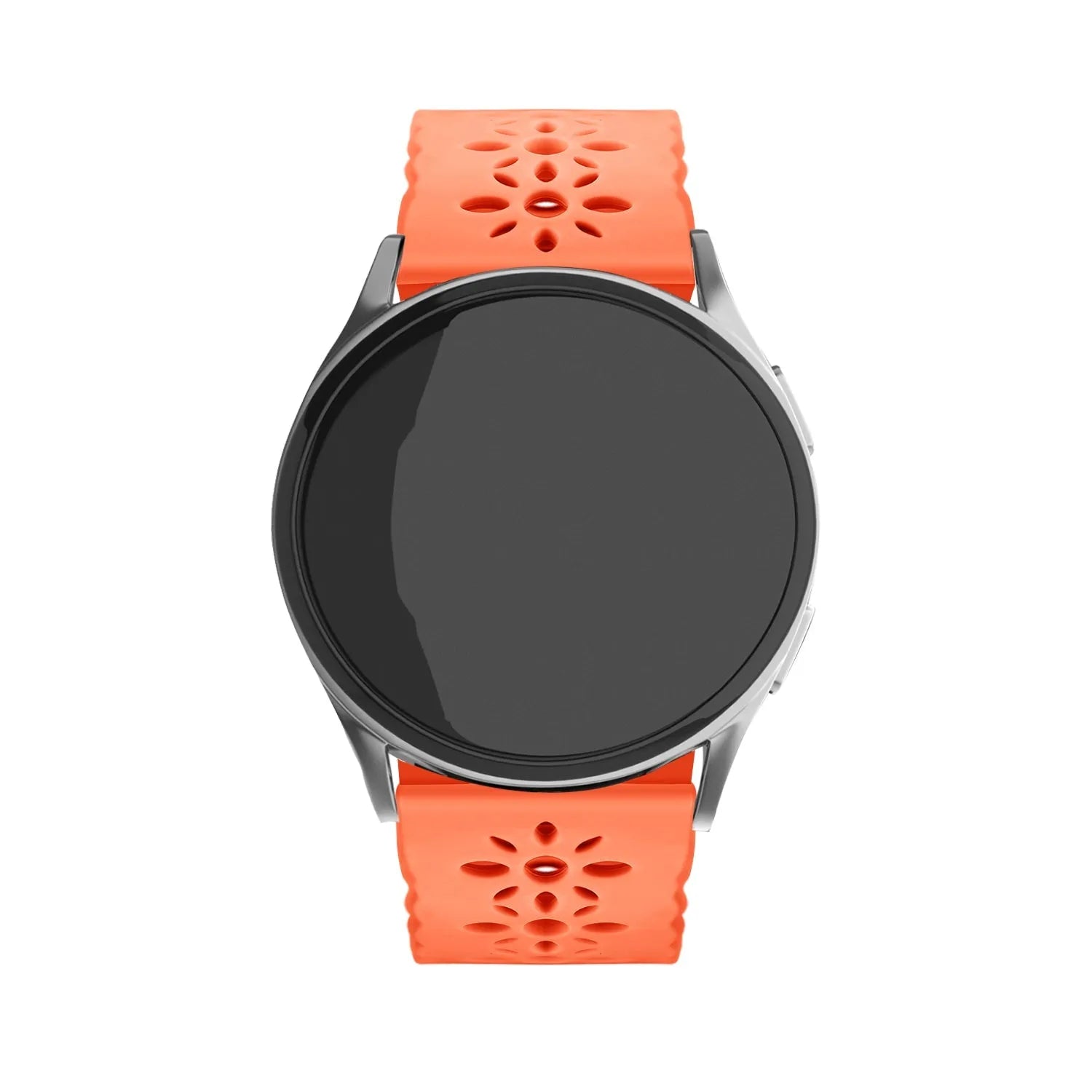 Coros Pace 2 Gemustertes Silikonarmband (Orange)