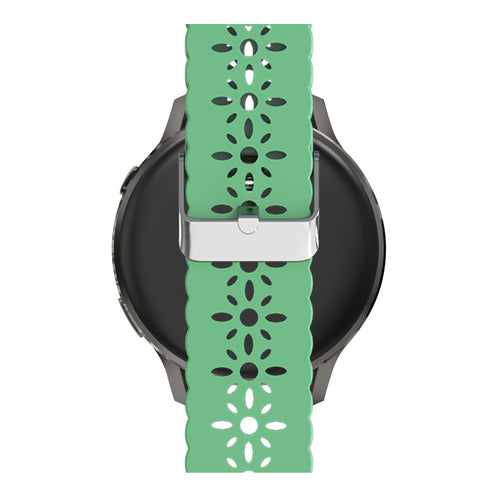Bandz Garmin D2 Air X10 Silikonarmband 'Lace' (Hellgrün)