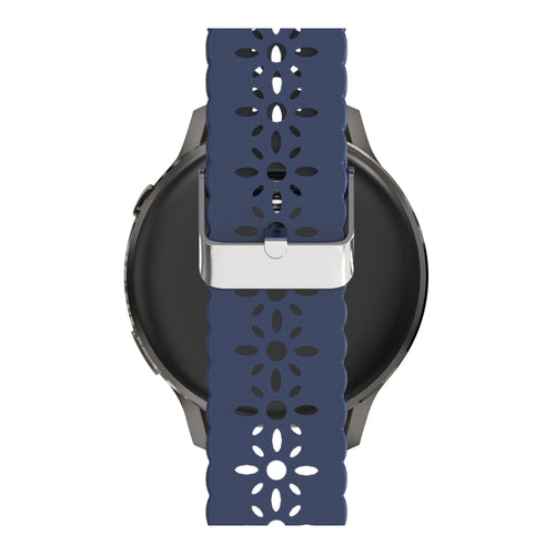 Bandz Garmin Approach S42 Silicone Strap 'Lace' (Dark Blue)
