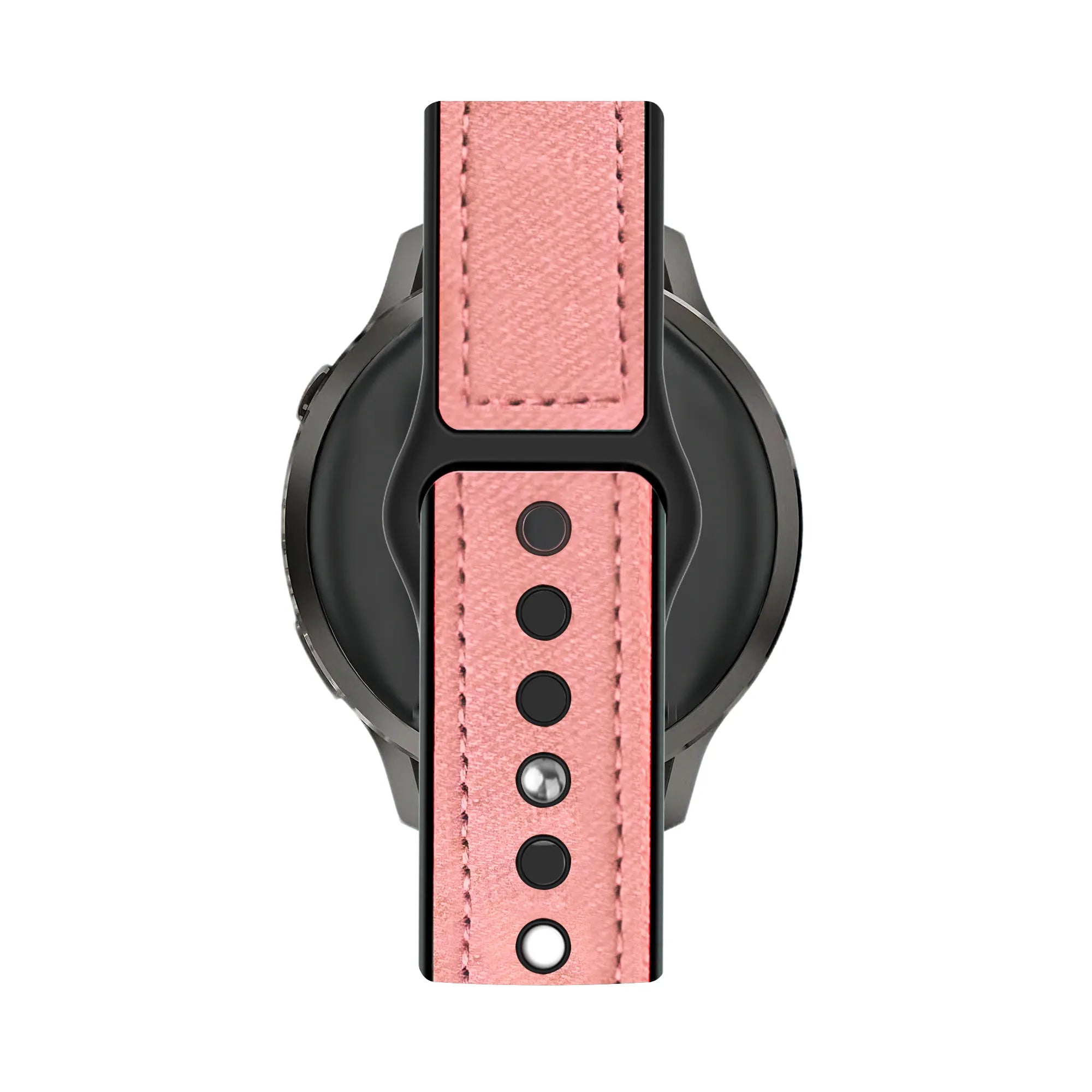 Bandz Garmin Forerunner 645 Leather Strap 'Hybrid' (Pink)