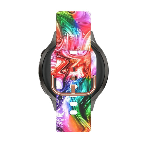 Bandz Garmin Vivomove Style Silicone Strap 'Colourful'
