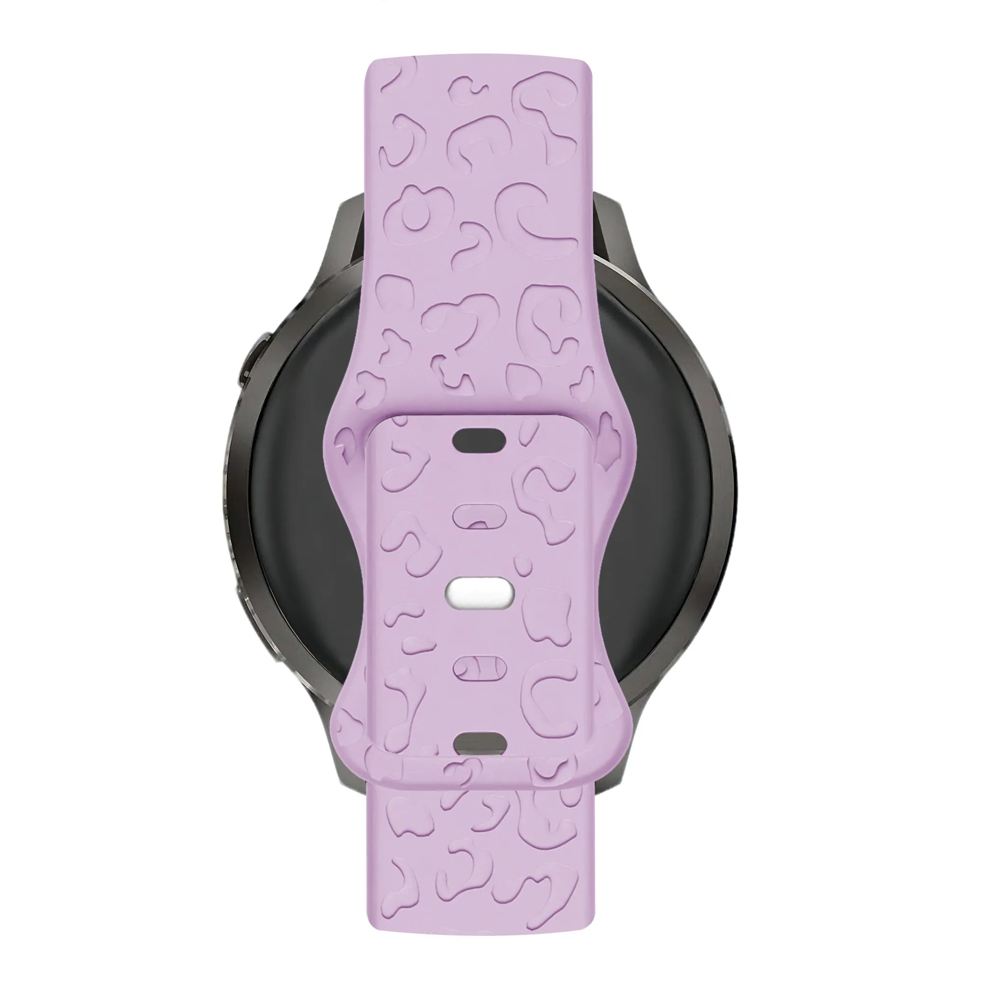 Bandz Garmin Bounce 2 Silikonarmband 'Leopard' (Hell Lila)
