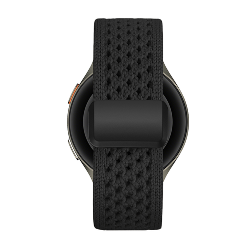 Bandz Withings Steel HR - 36mm Vintage Nylonarmband (Schwarz)