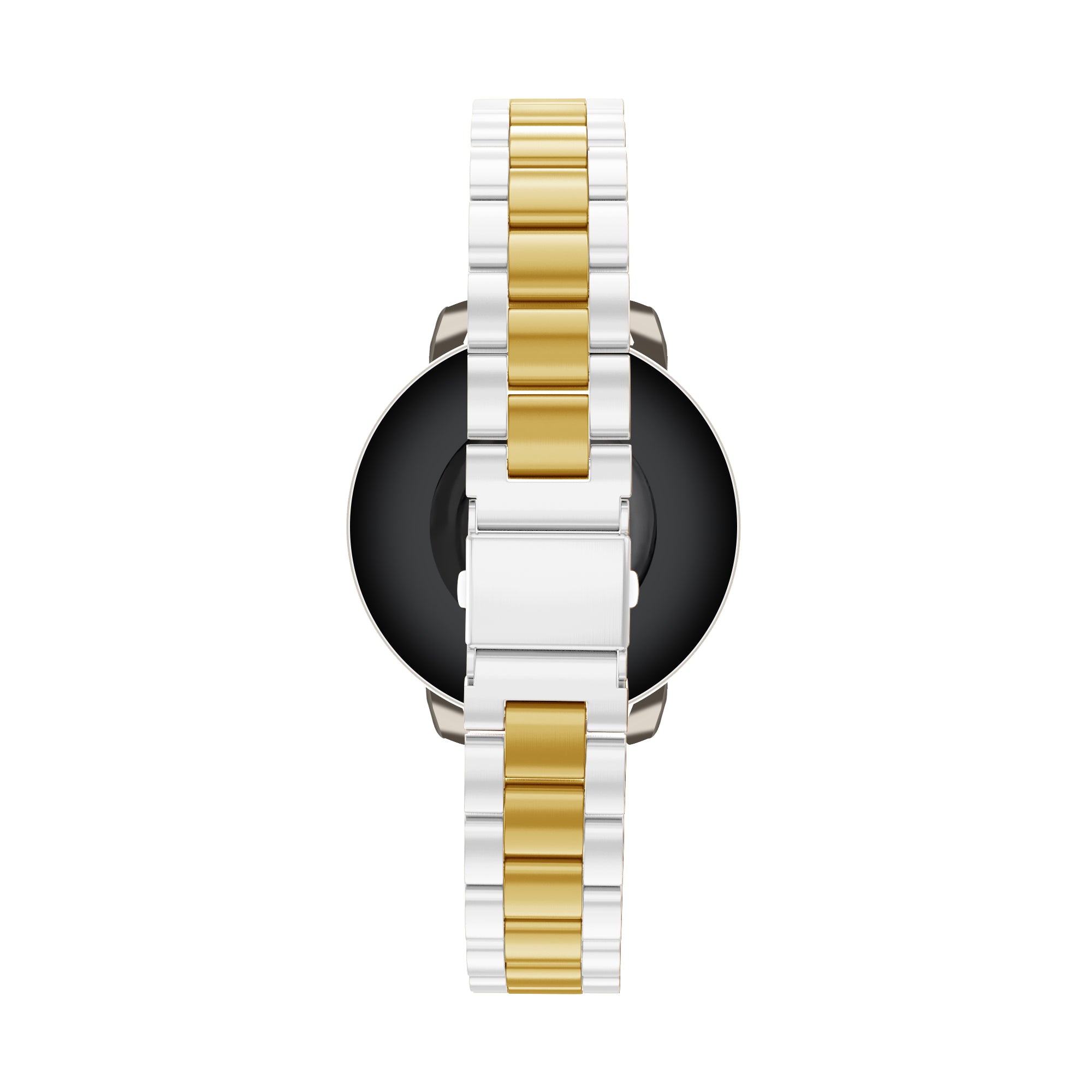 Bandz Pebble Round 2 - 14mm Stahlarmband 'Classic' (Silber/Gold)