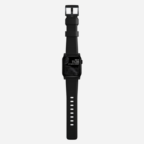 Nomad Rugged Apple Watch Silicone Strap (Black)