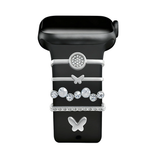 Anhänger für dein Apple Watch Armband - Butterfly (Silber)