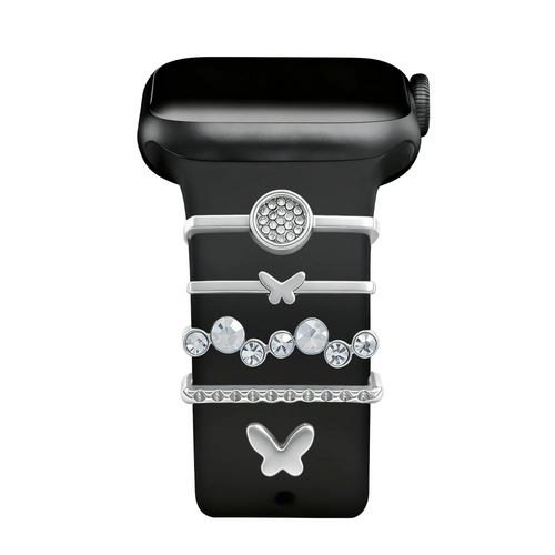 Anhänger für dein Apple Watch Armband - Butterfly (Silber)