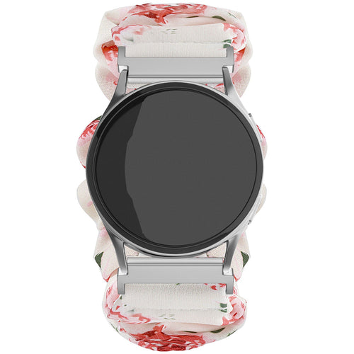 Samsung Galaxy Watch 6 Classic 47mm Scrunchie Armband (Blumen)