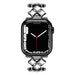Steel Diamond Apple Watch Ultra Armband (Schwarz)