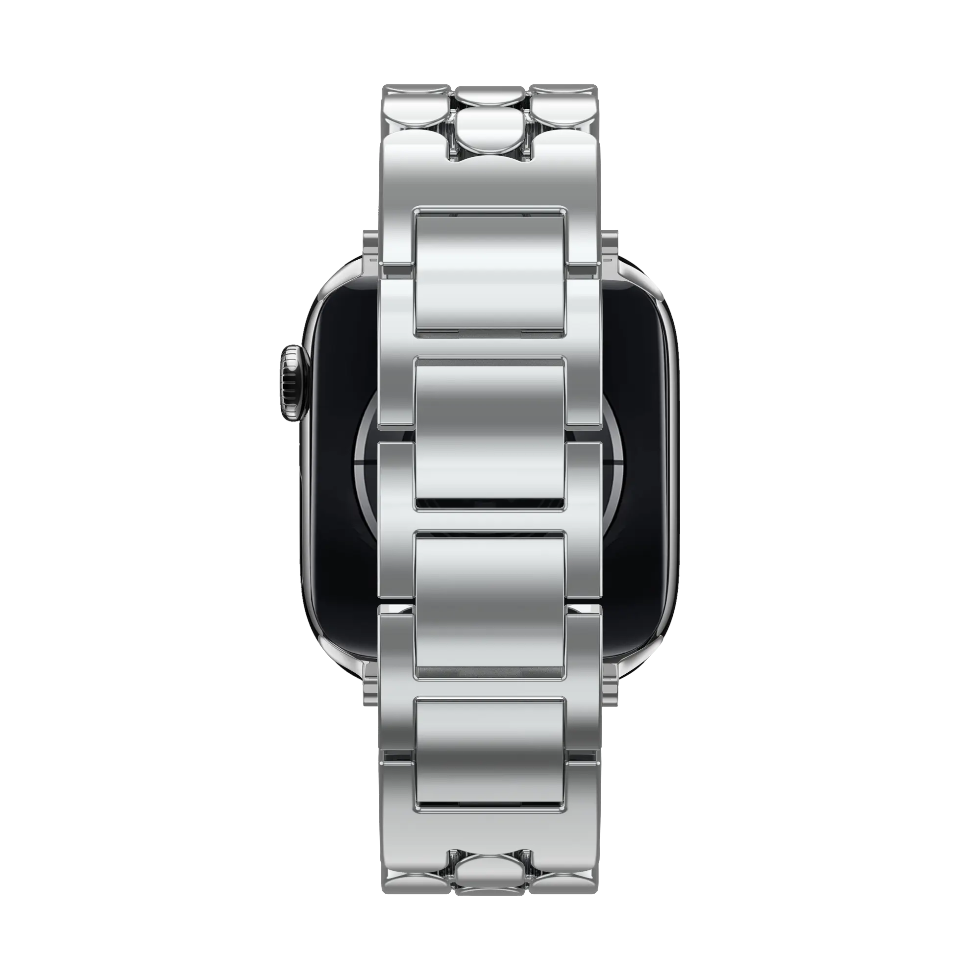 Bandz Apple Watch Stahlarmband 'Oval' (Silber)