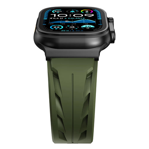Apple Watch Race Silikonarmband (Armeegrün)