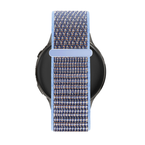 Bandz Garmin Forerunner 70 Nylon Loop Armband (Azurblau)