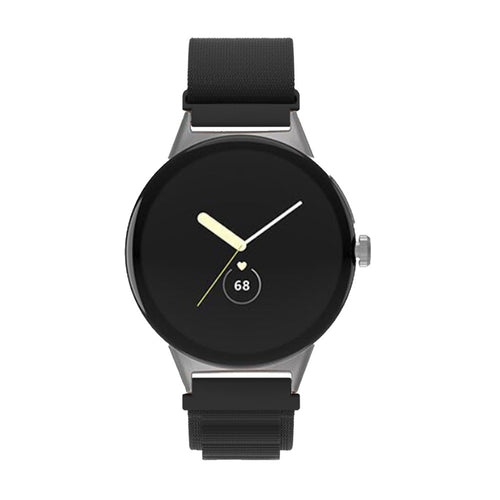 Alpine Nylon Strap, on a watch, direct front view