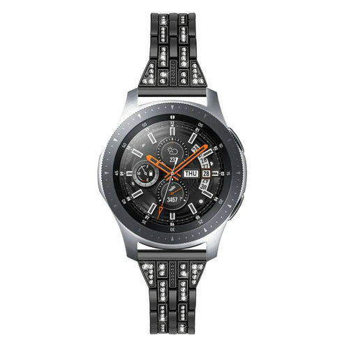 Diamond Steel Strap, on a watch, direct front view