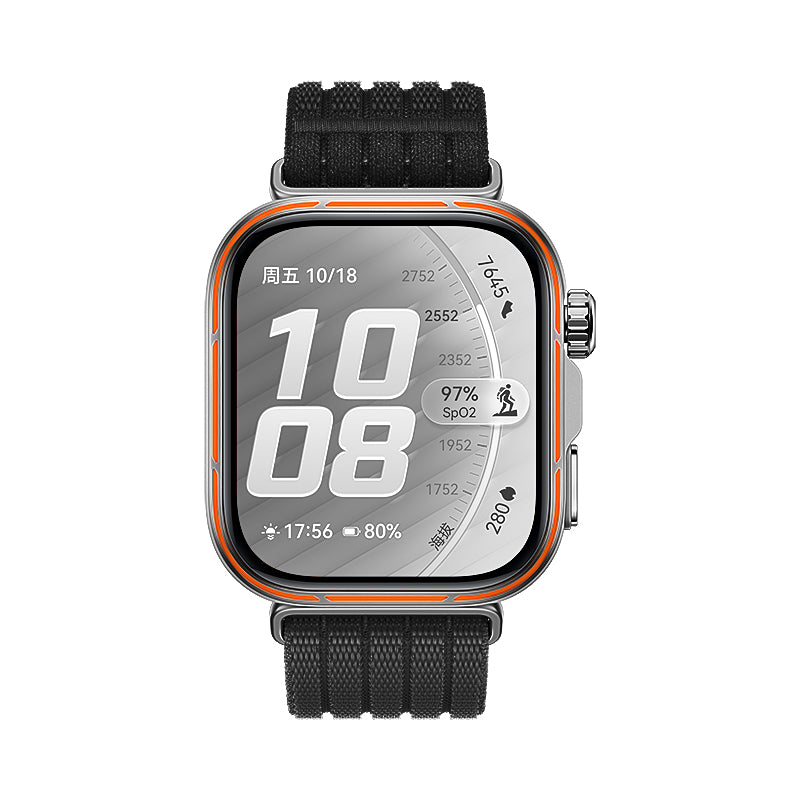 Huawei Watch Fit 5 Pro Ultra Thin Nylon Strap (Black)