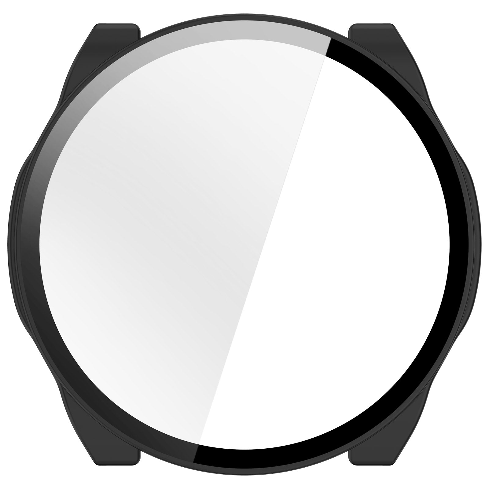 Amazfit Cheetah 2 Ultra PC-Hülle mit Glas (Schwarz)
