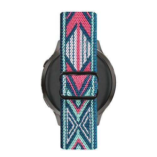 Bandz Amazfit Cheetah 2 Pro Elastisches Nylonband (Blau Mix)