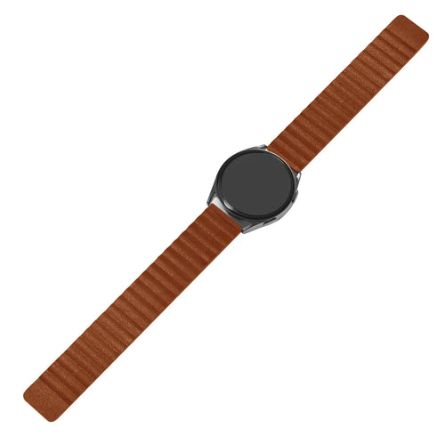 Amazfit GTR Mini Leather Loop Strap (Brown)