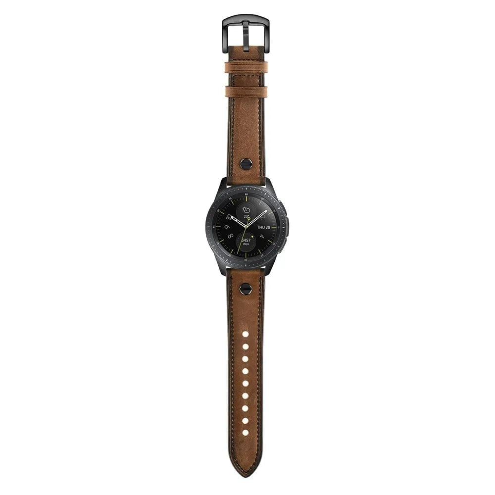 Suunto Race (S) Lederarmband mit Schraube (Dunkelbraun)