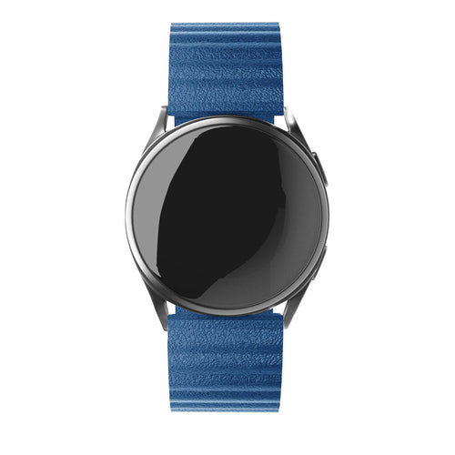 Amazfit Active Loop Lederarmband (Dunkel Blau)