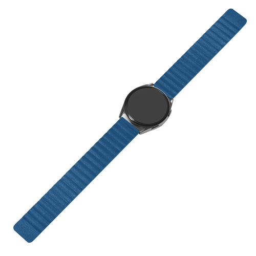 Coros Pace 2 Leather Loop Strap (Dark Blue)
