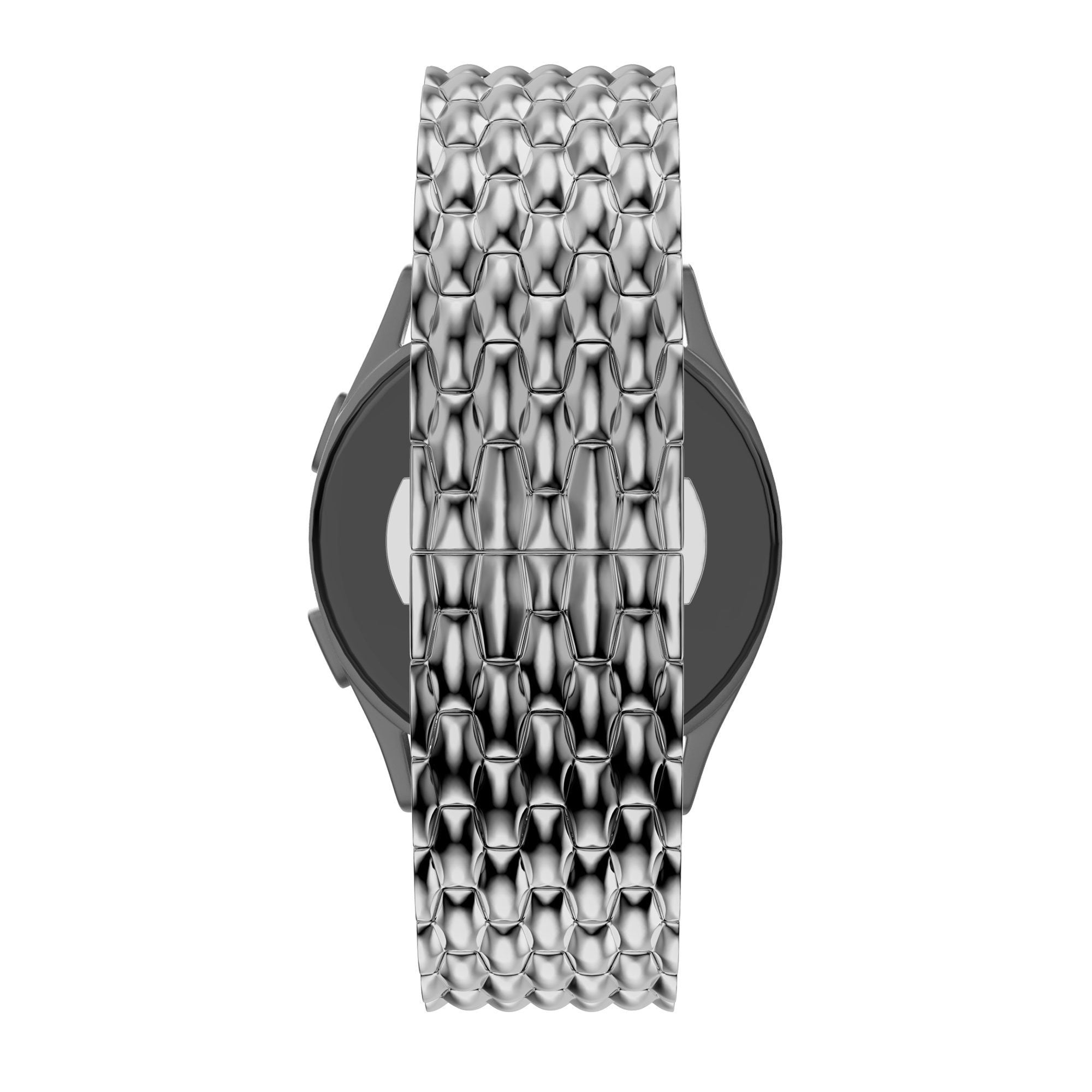 Bandz Garmin Approach S44 Steel Strap 'Dragon' (Silver)