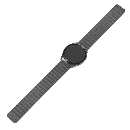 Amazfit GTR Mini Leather Loop Strap (Grey)