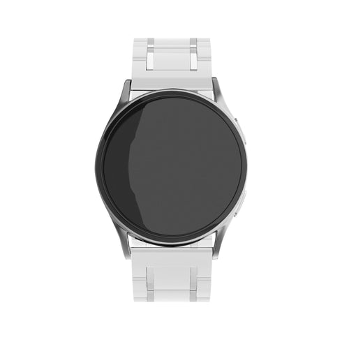 Samsung Galaxy Watch 6 - 40mm Keramik Gliederarmband (Weiß/Silber)