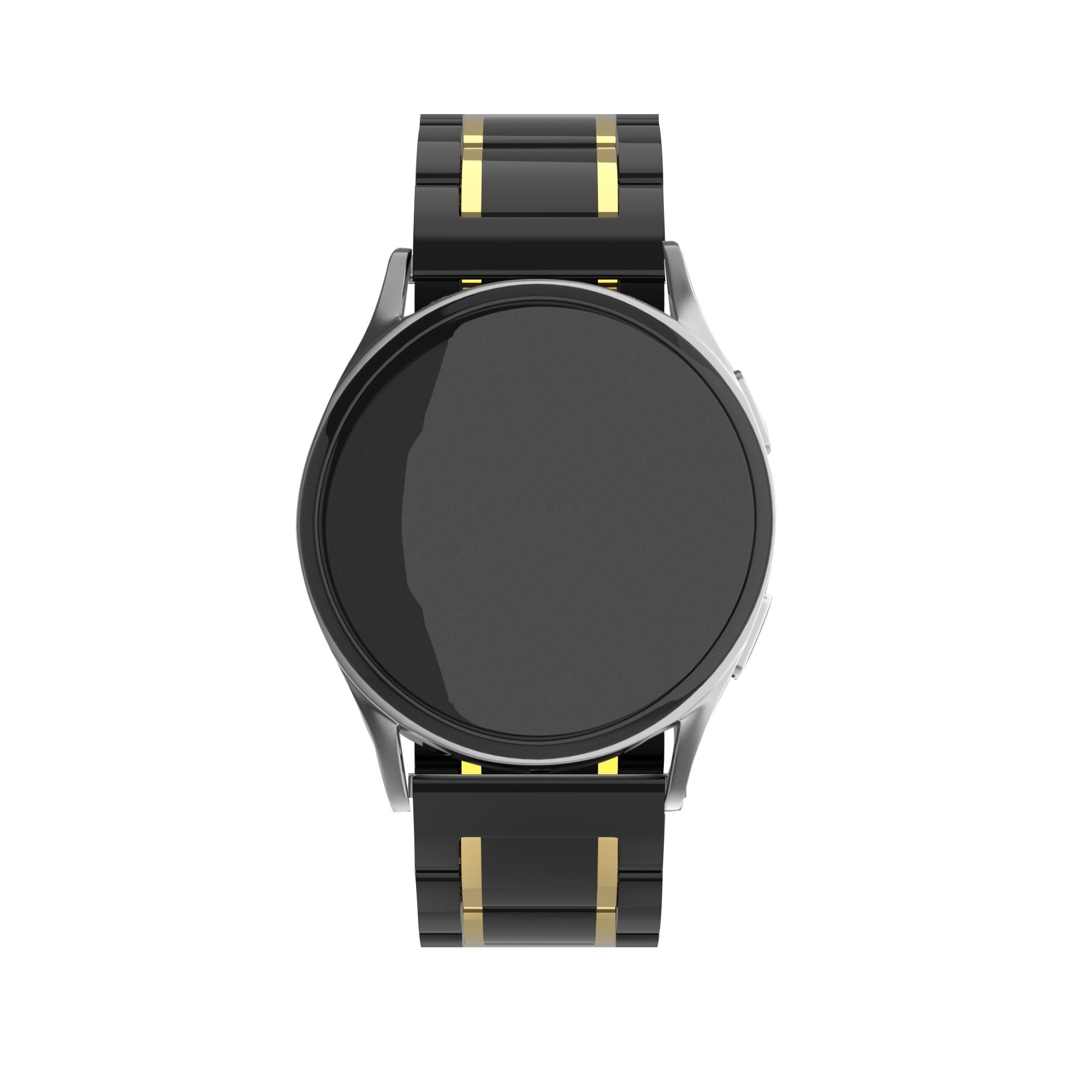 Samsung Galaxy Watch 4 Classic 46mm Keramik Gliederarmband (Schwarz/Gold)