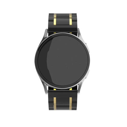 Amazfit Bip U (Pro) Keramik Stahlarmband (Schwarz/Gold)