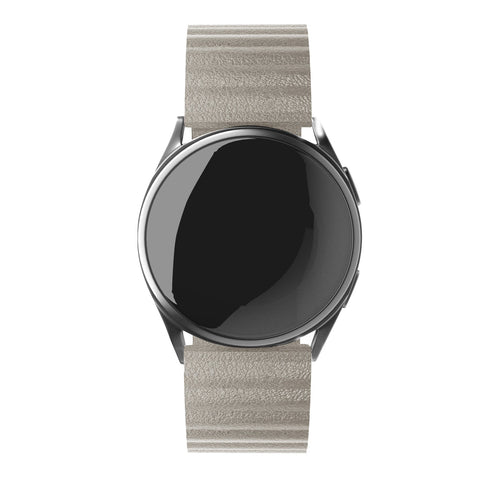 Withings Steel HR Sport Leather Loop Strap (Khaki)