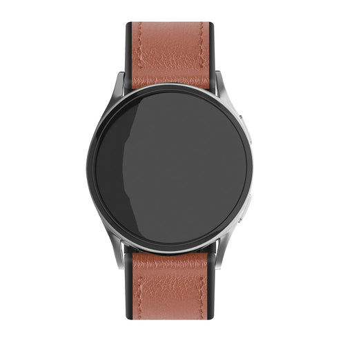 OnePlus Watch 3 Leder Hybrid-Armband (Hellbraun)