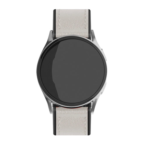 OnePlus Watch 3 Leder Hybrid-Armband (Weiß)