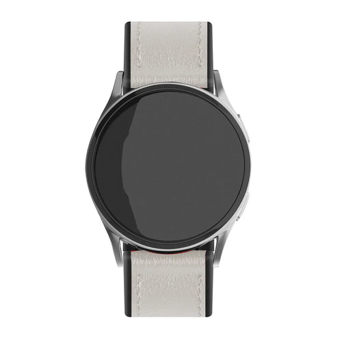 Amazfit GTR 4 Leather Hybrid Strap (White)