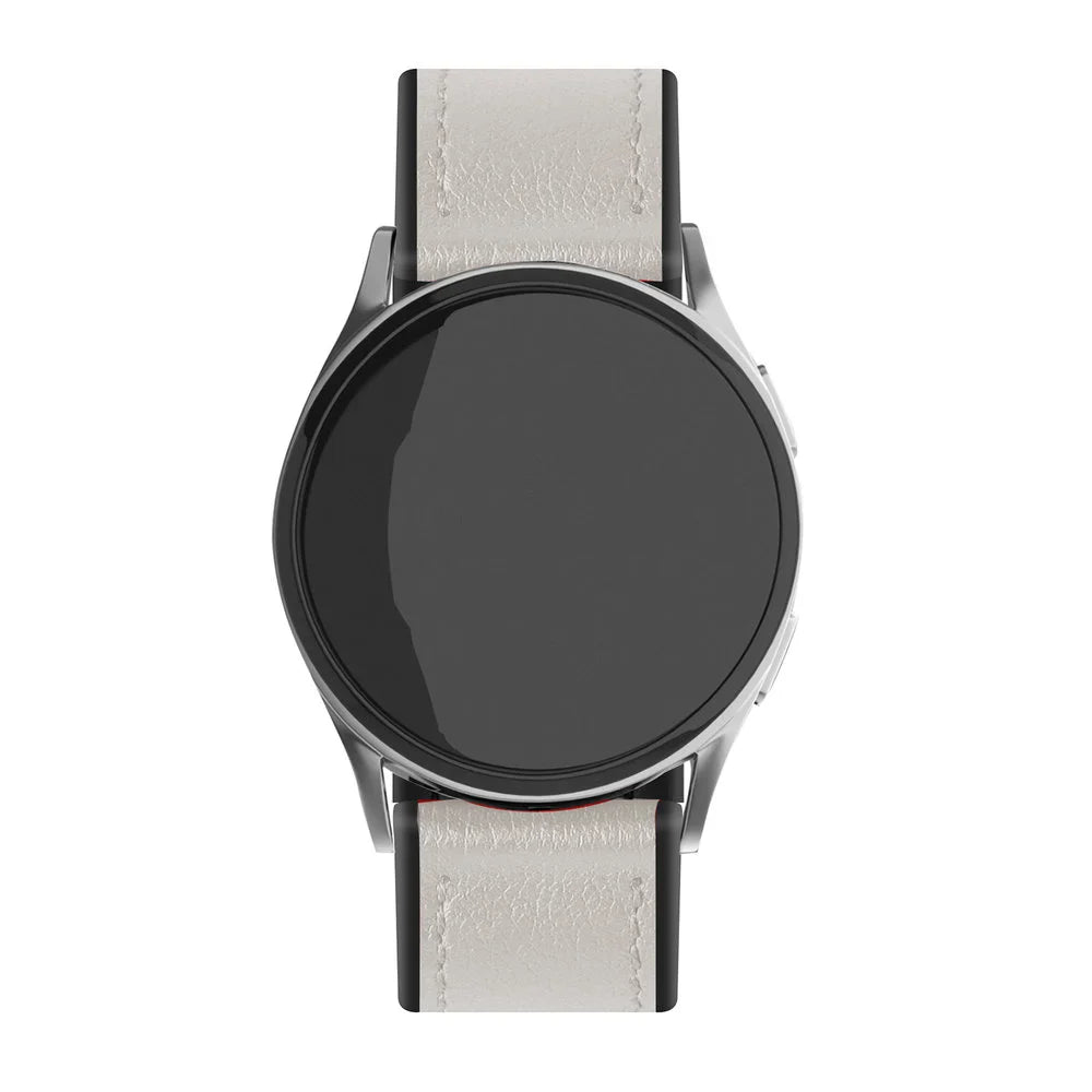 Xiaomi Watch S3 Leather Hybrid Strap (White)