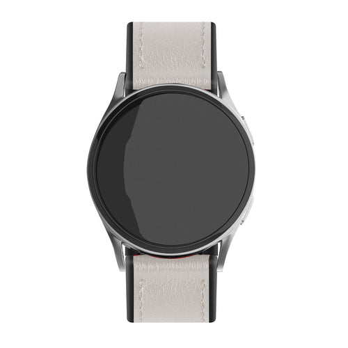 Amazfit Active 2 Leather Hybrid Strap (White)