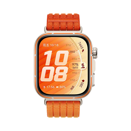 Huawei Watch Fit 5 Pro Ultradünnes Nylonband (Orange)
