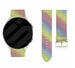 Samsung Galaxy Watch 7 - 40mm Leder-Glitzerarmband (Regenbogen)