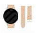 Samsung Galaxy Watch 7 - 40mm Leather Strap with Glitters (Rose Gold)