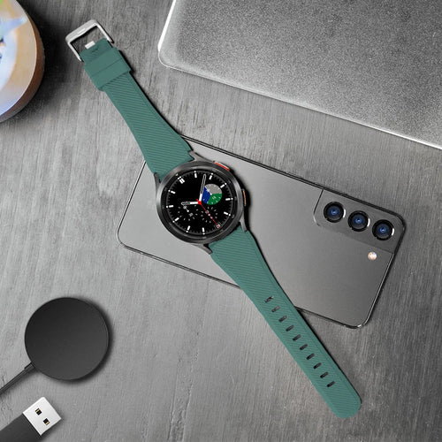 Amazfit Active Twill Silicone Strap (Viridian)