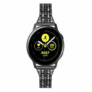 Diamond Steel Strap, on a watch, direct front view