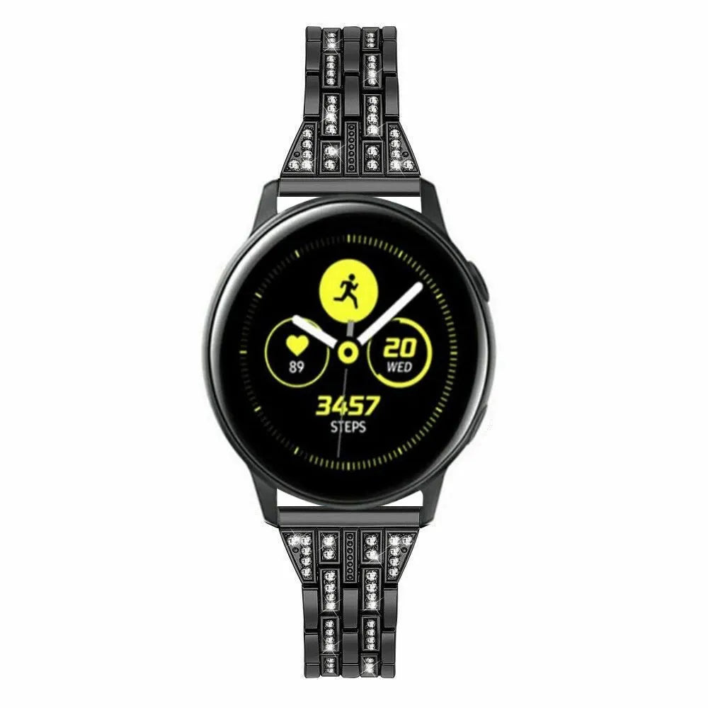 Diamond Steel Strap, on a watch, direct front view
