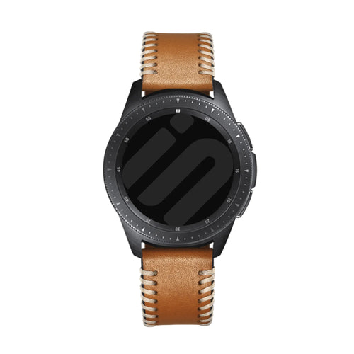 Amazfit Balance Stitched Lederarmband (Braun)