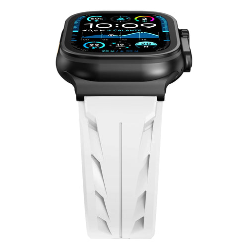 Apple Watch Race Silicone Strap (White)