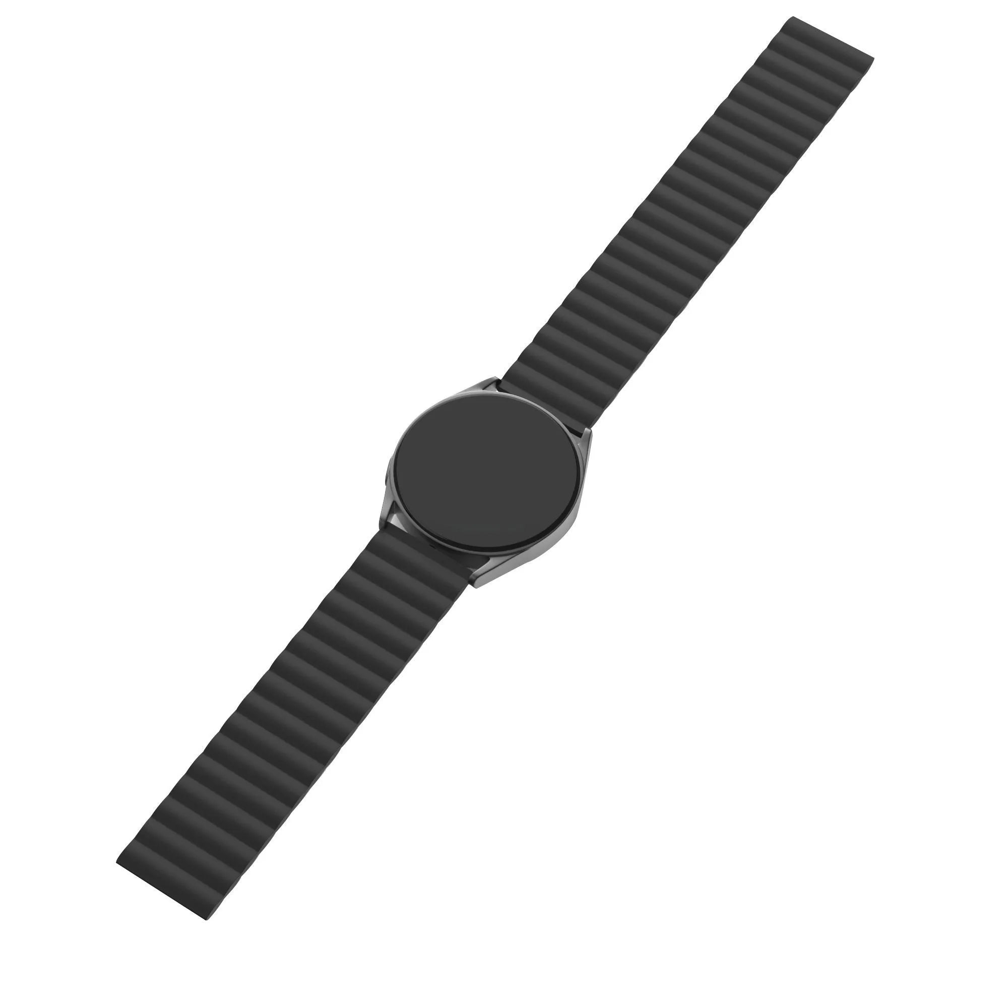 Suunto Run Magnetic Silikonarmband (schwarz)