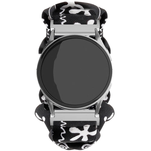 Polar Ignite 2 Scrunchie Armband (Schwarz meliert)