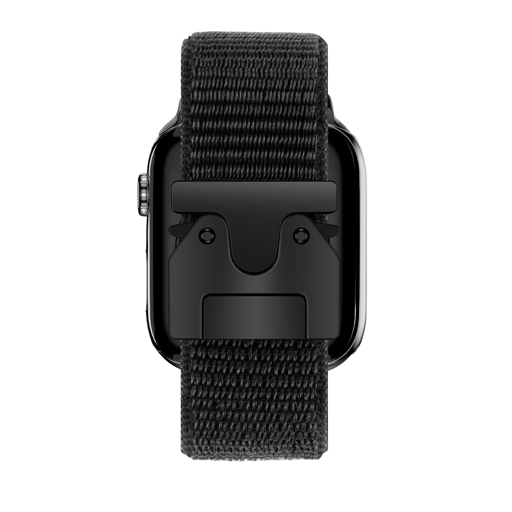 Bandz Apple Watch Ultra Nylonarmband 'Classic' mit P-Schnalle (Schwarz)